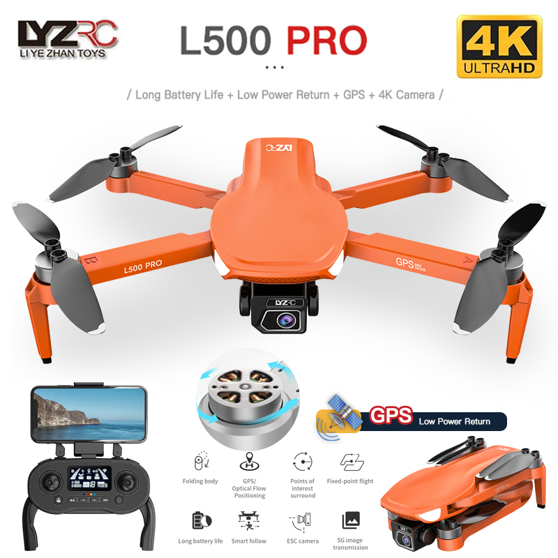 Drone App Rc Fpv - L500 PRO GPS Drone 4K Profesional