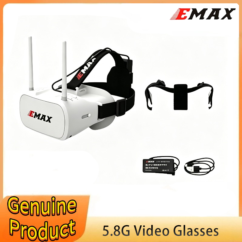 Fpv Goggles Headset - Emax 5.8G 48CH FPV-Brille Tinyhawk Diversity