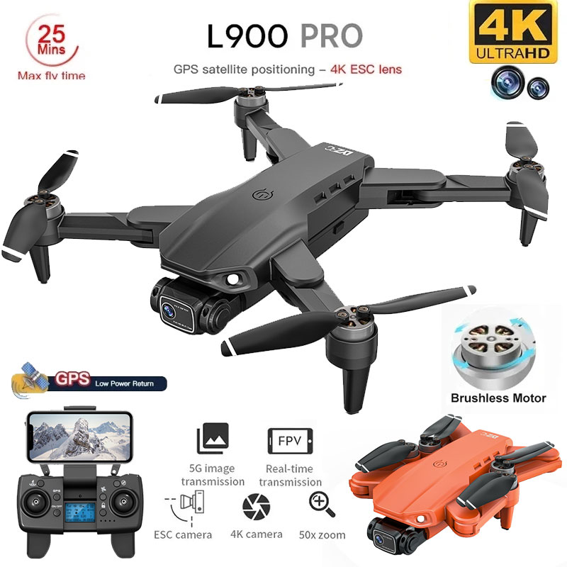 Drone Rc With Screen - L900 Pro GPS Drone 4K Professionelle