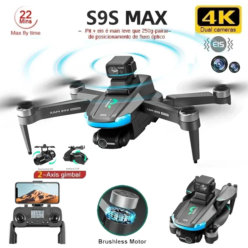 Drone Rc With Screen - NEUE S9S MAX MINI Drone 4K