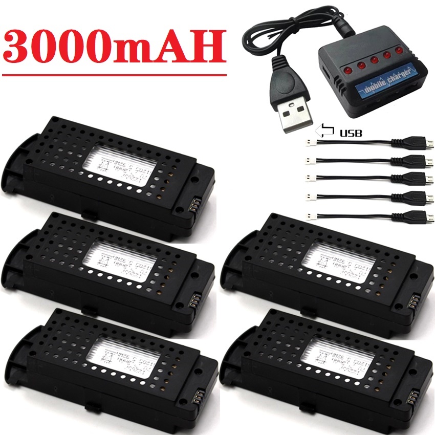 Drone Zll Rc - Q6 Drohnen-Akku 3,7V 3000mAh für G6
