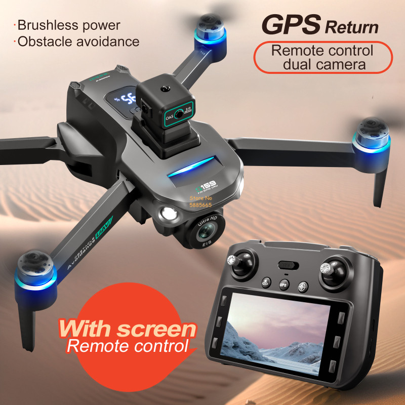Drone Rc With Screen - 8K Dual Kamera 5G WIFI FPV