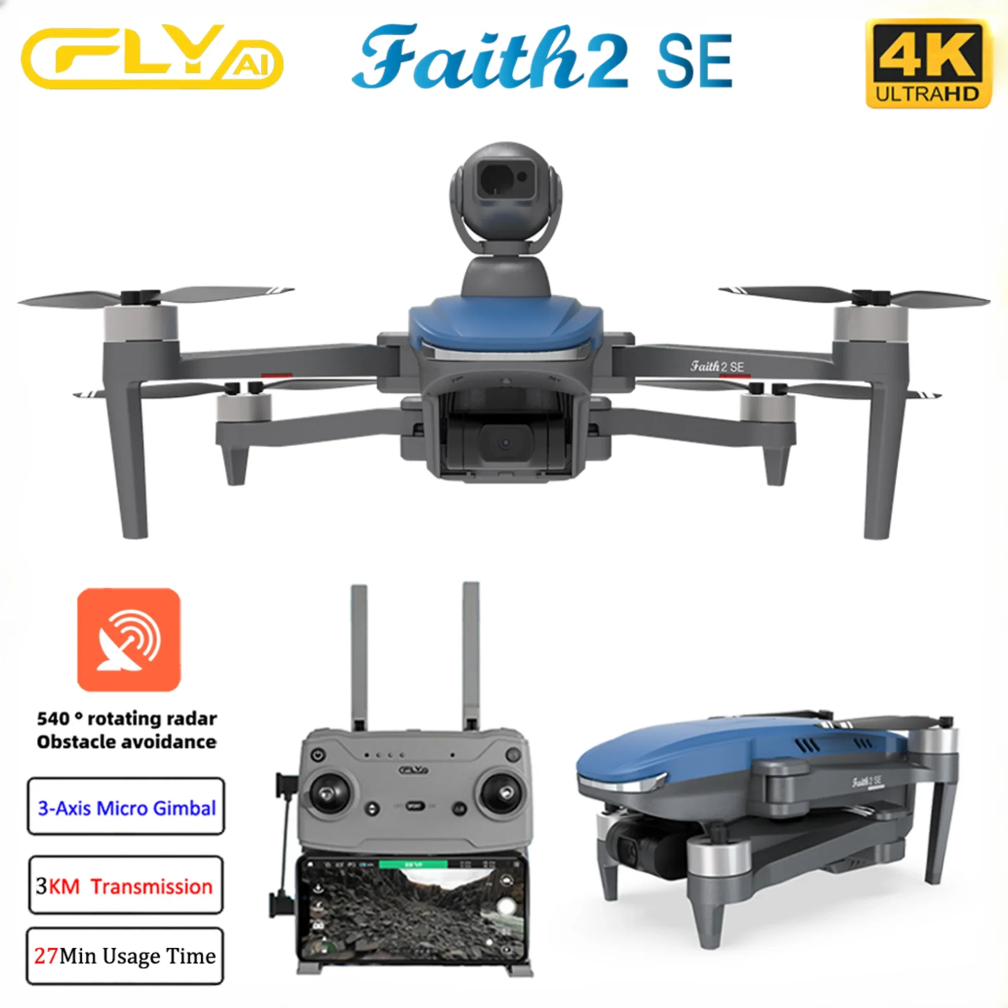 Drone F22 Rc - Faith 2 SE mit 540 °