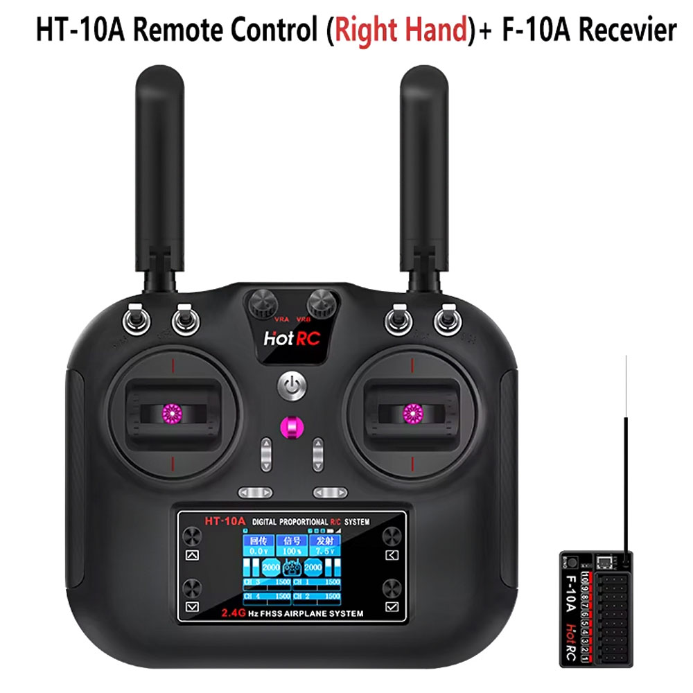 Drone Rc Car - Hotrc HT-10A 2,4G 10-Kanal Sender F10A