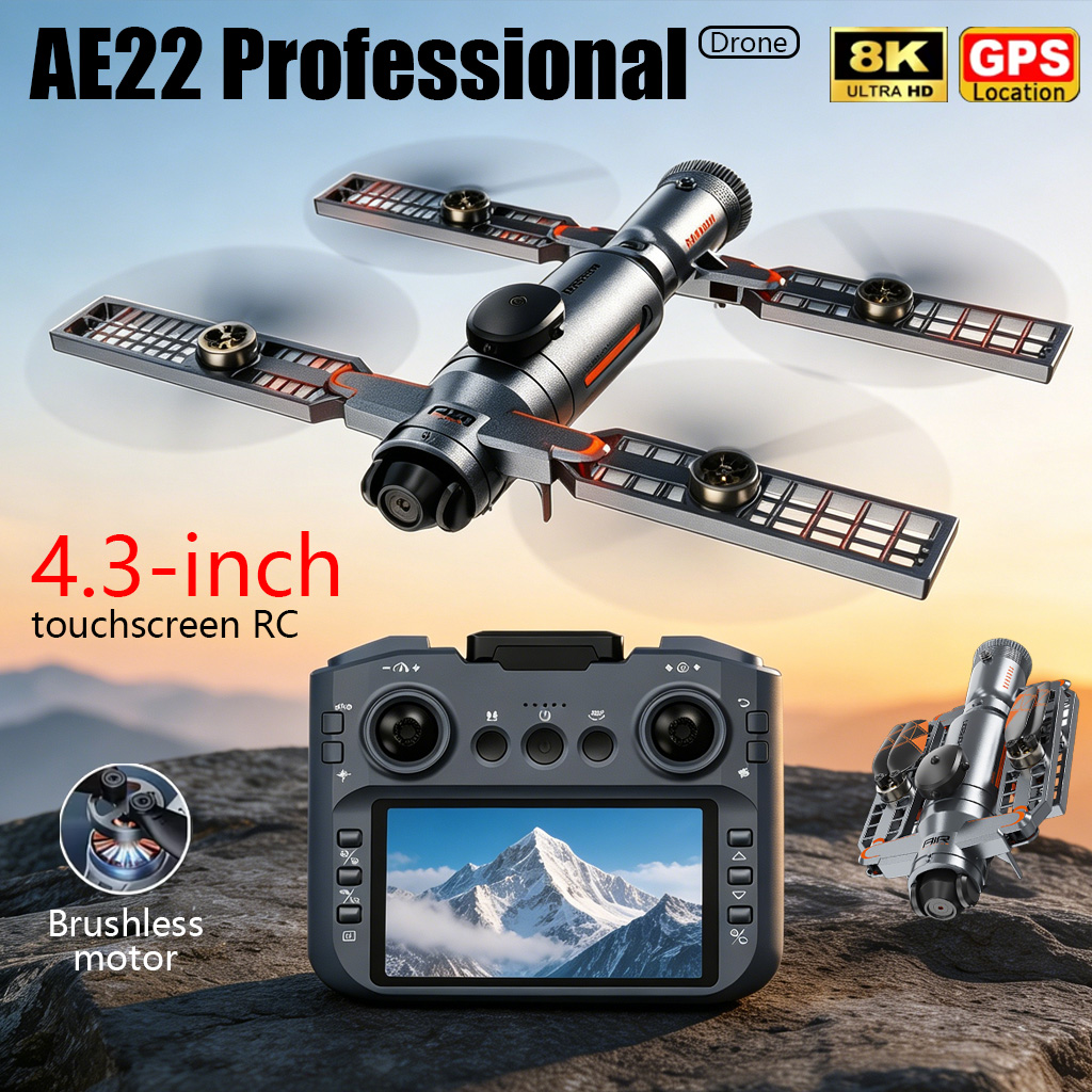 Drone Rc With Screen - Verbesserte AE22 PRO MAX Faltbare Drohne