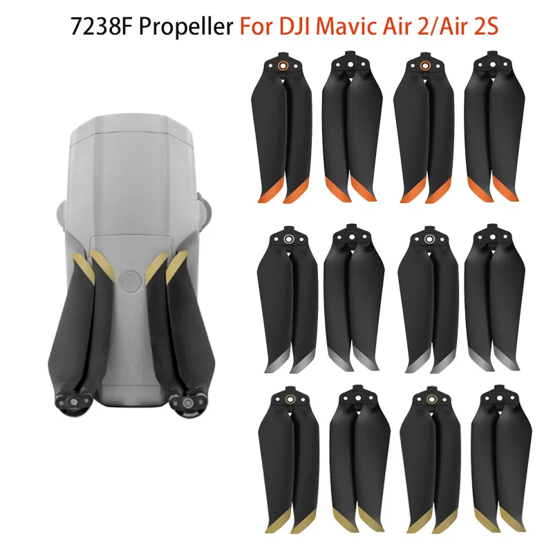 Drone Udi Rc - 2 Paare geräuscharme Requisiten 7238f Propeller