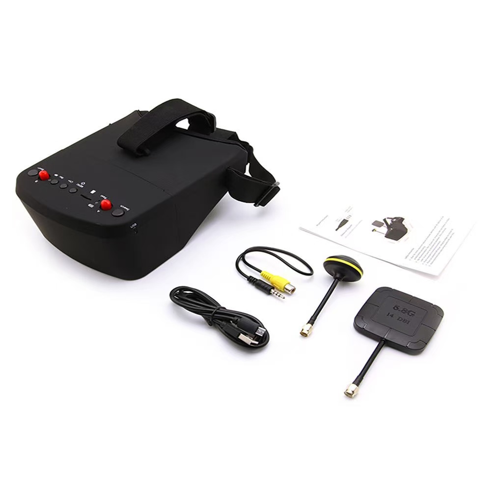 Fpv Goggles Headset - Eachine 800D 5,8G 40CH 5 Zoll