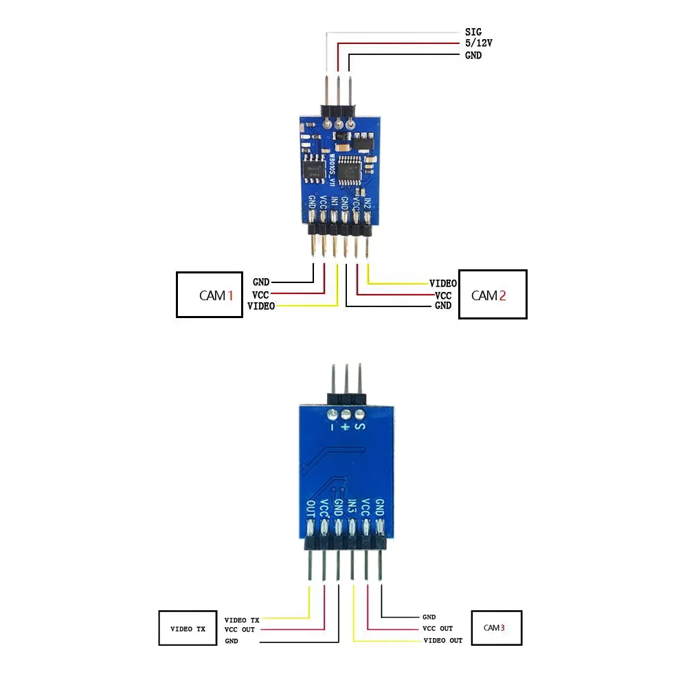 5,8G 3-Kanal-Video-Switcher-Mo – Drone Switch Rc Bewertung und Preis
