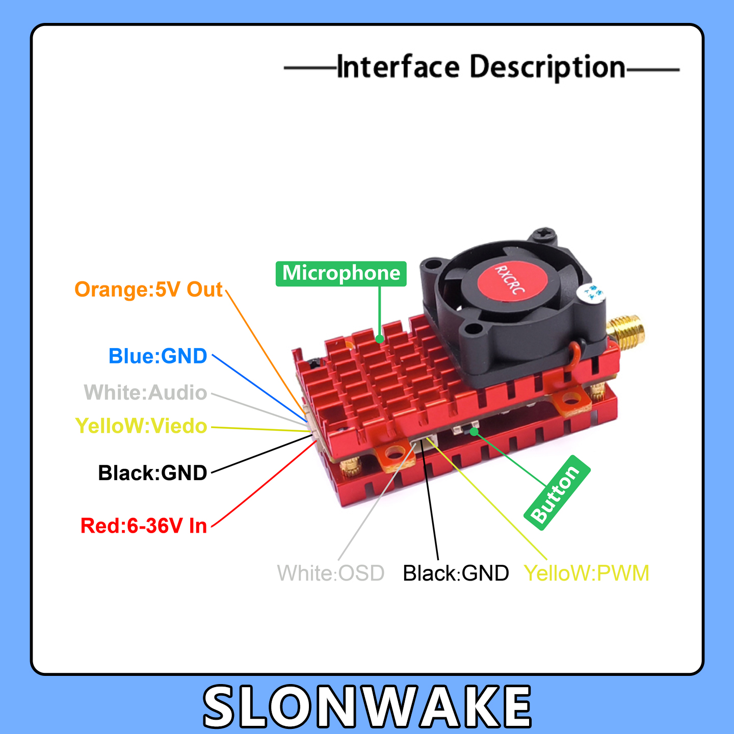 SLONWAKE 5,8G 2W VTX FPV 1800T – Drone Rc With Screen Bewertung und Preis