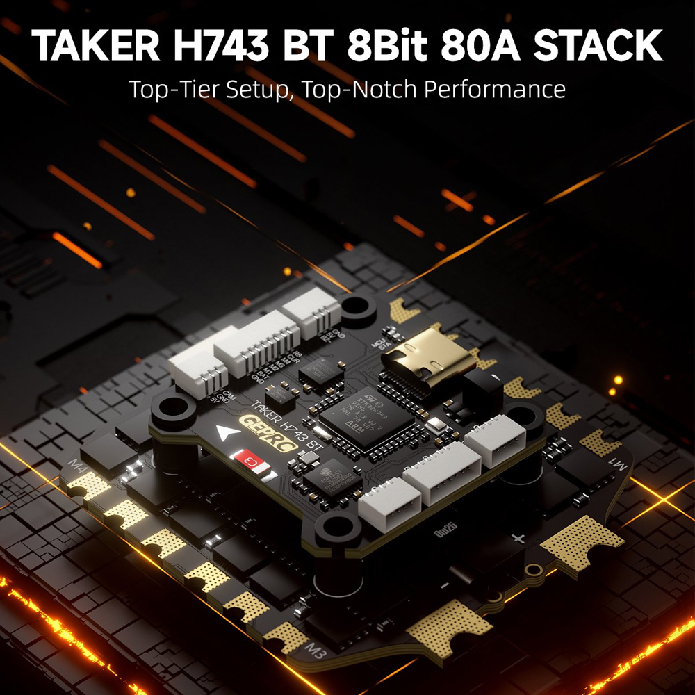 GEPRC TAKER H743 BT 8Bit 80A S – Drone Tech Rc Bewertung und Preis