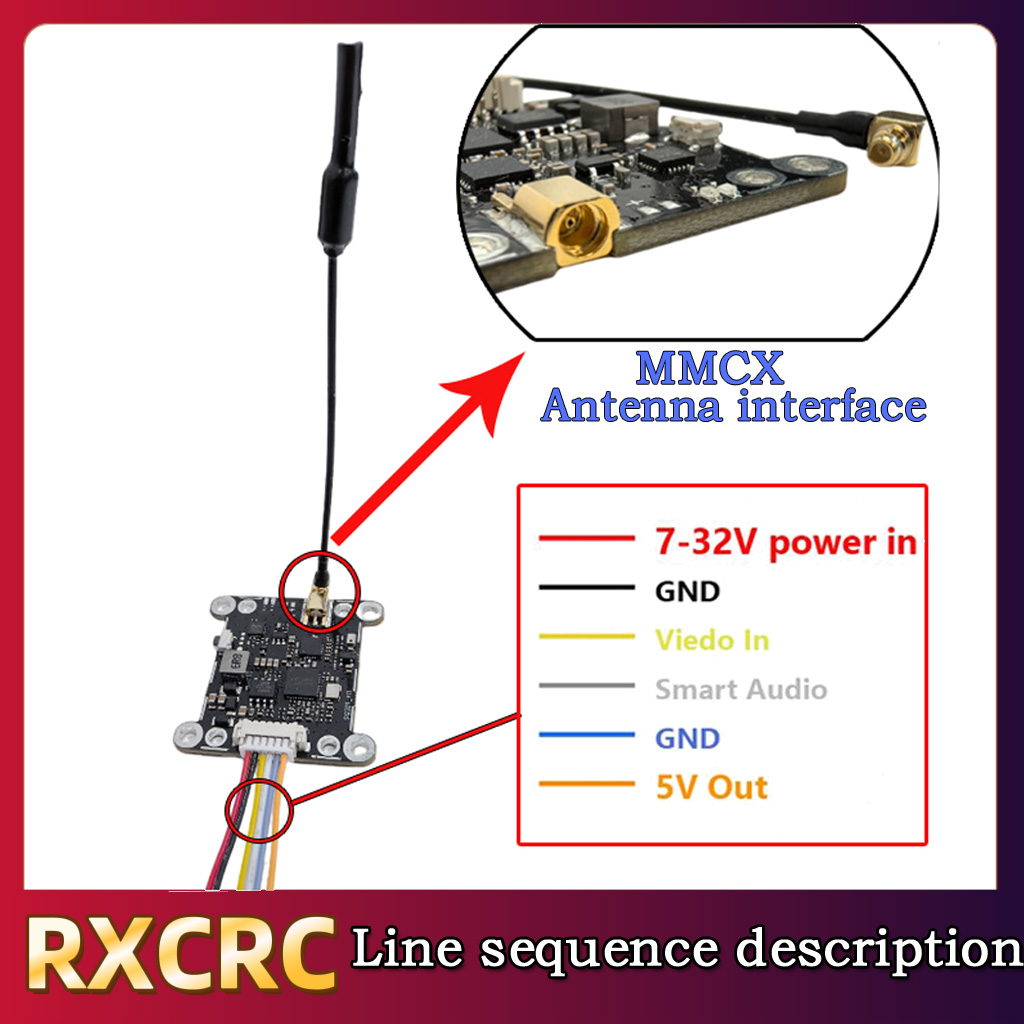 RXCRC 5,8G Modul 48CH 1,6 W VT – Fpv Drone Camera Bewertung und Preis