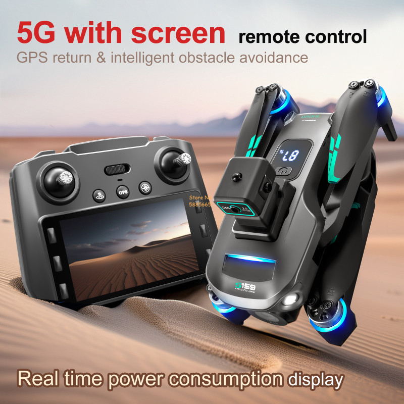 8K Dual Kamera 5G WIFI FPV Fer – Drone Rc With Screen Bewertung und Preis