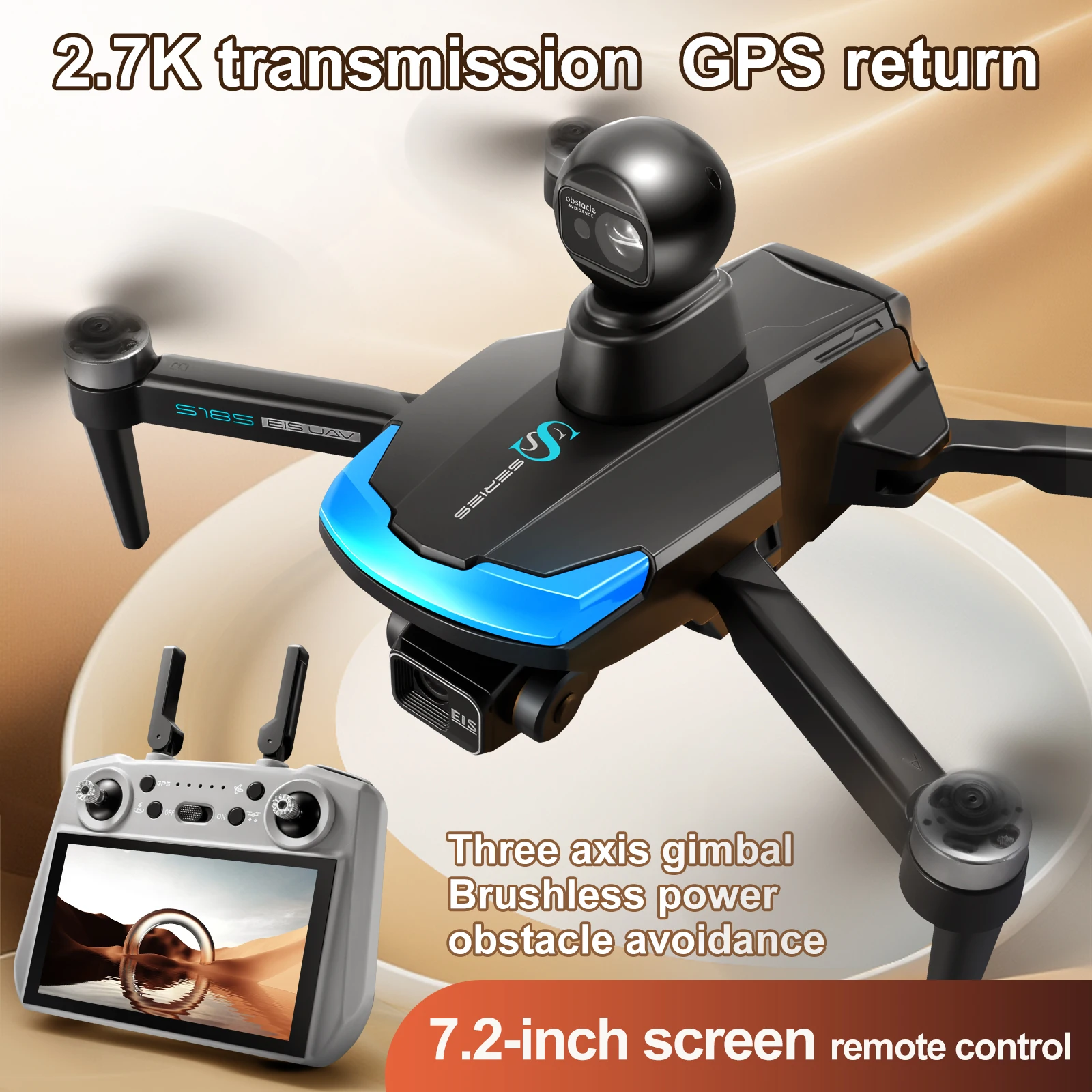 S185 Professionelle Drohne 2,7 – Drone Rc Harness Bewertung und Preis