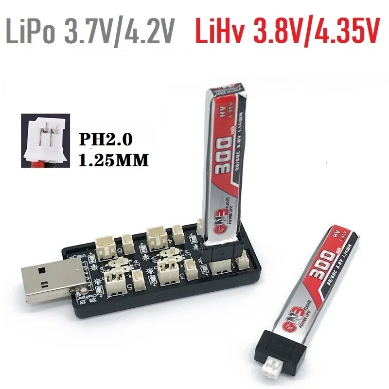 6CH USB 1S LiPo/LiHv 3,7 V/4,2 – Drone Rc Ufo Bewertung und Preis
