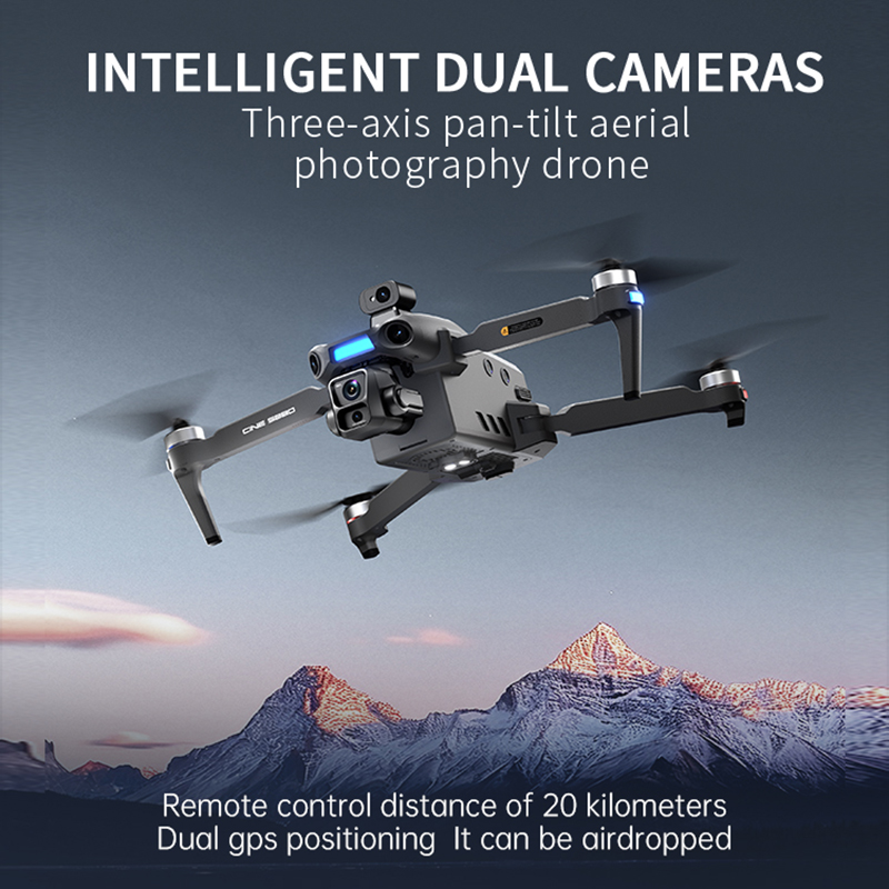 2026 Neue 8K Dual-Kamera-Drohn – Drone Rc Gps Bewertung und Preis