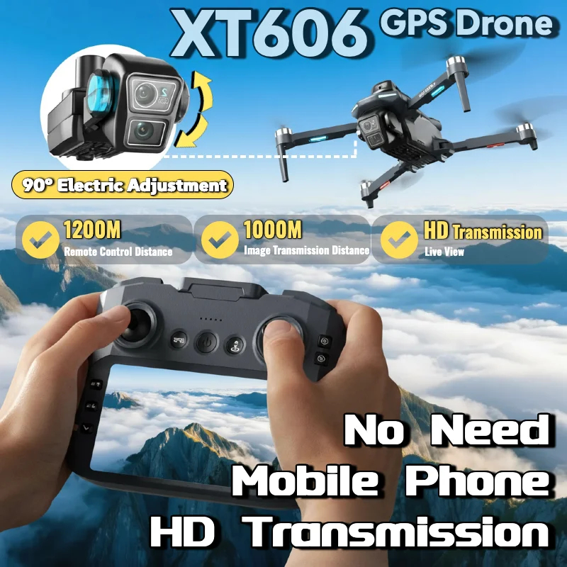 XT606 Drohne Professionelle 4K – Drone Rc With Screen Bewertung und Preis