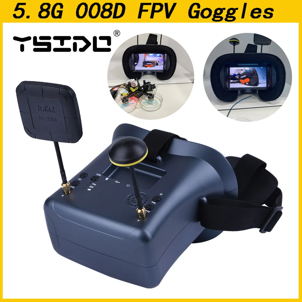 5,8G 40CH 4,3 Zoll 800*480 Vid – Fpv Goggles Headset Bewertung und Preis