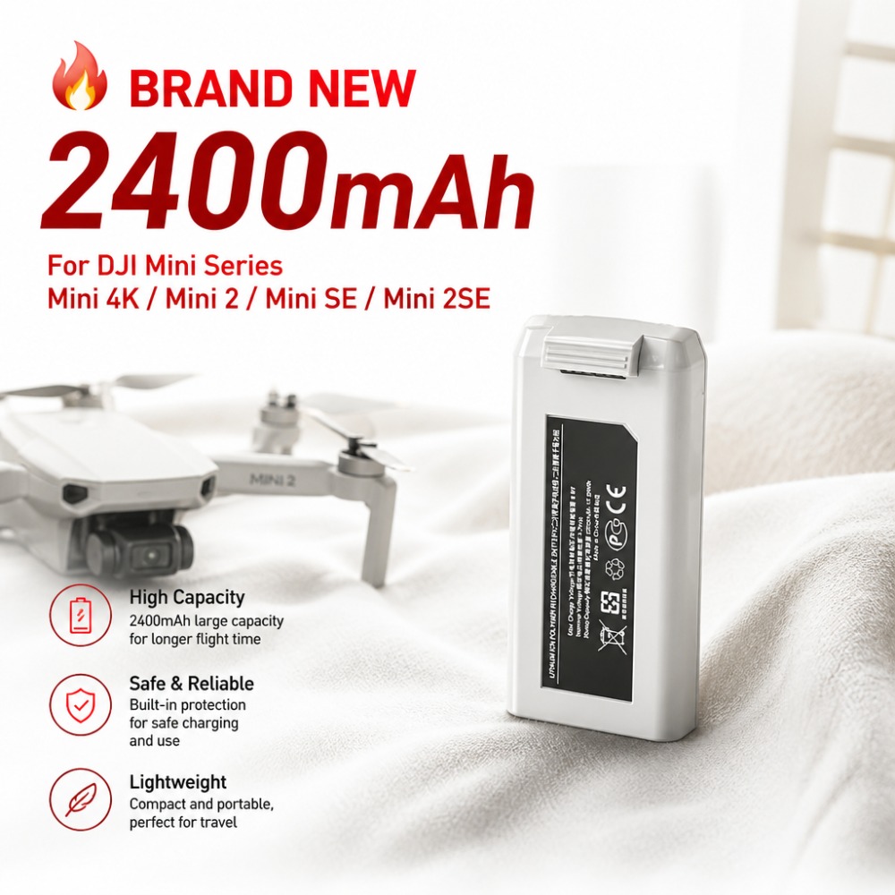2400mAh Akku für DJI Mini 4K/M – Drone Dji Rc Mini Bewertung und Preis