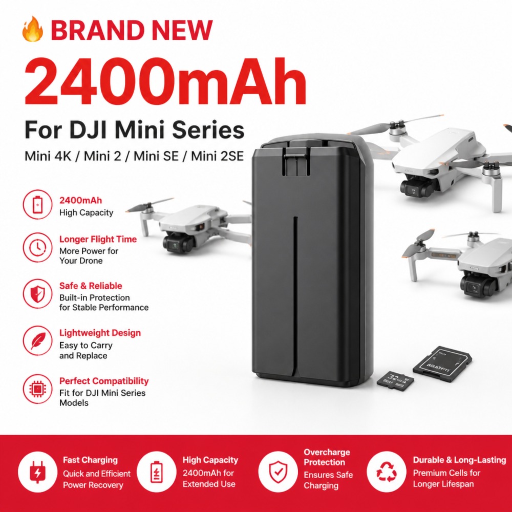 2400mAh Akku für DJI Mini 4K/M – Drone Dji Rc Mini Bewertung und Preis