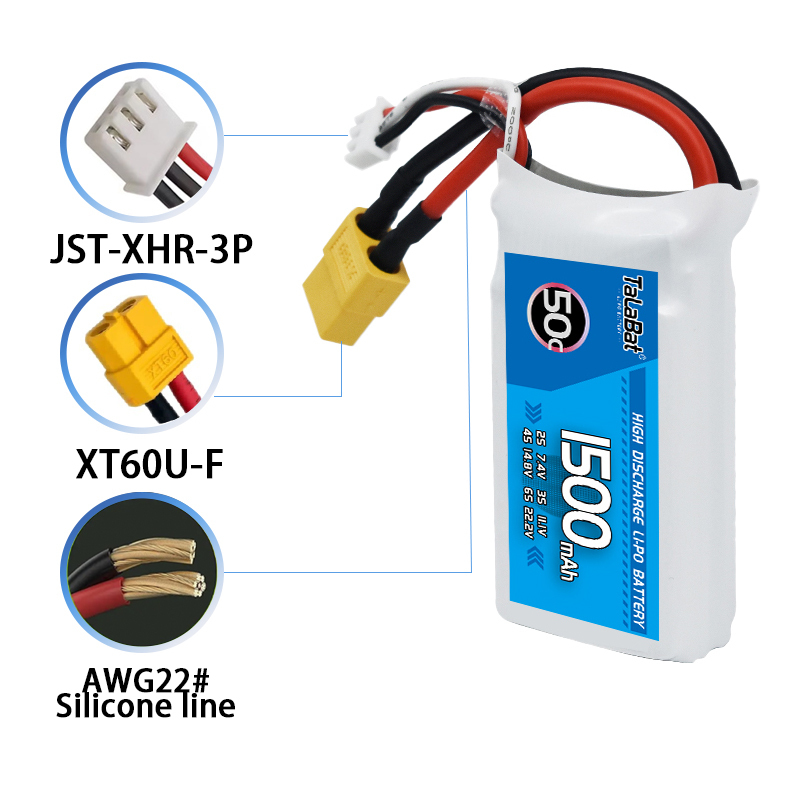 3Pcs TalaBat 50C 1500mAh 7,4 V – Drone Zll Rc Bewertung und Preis