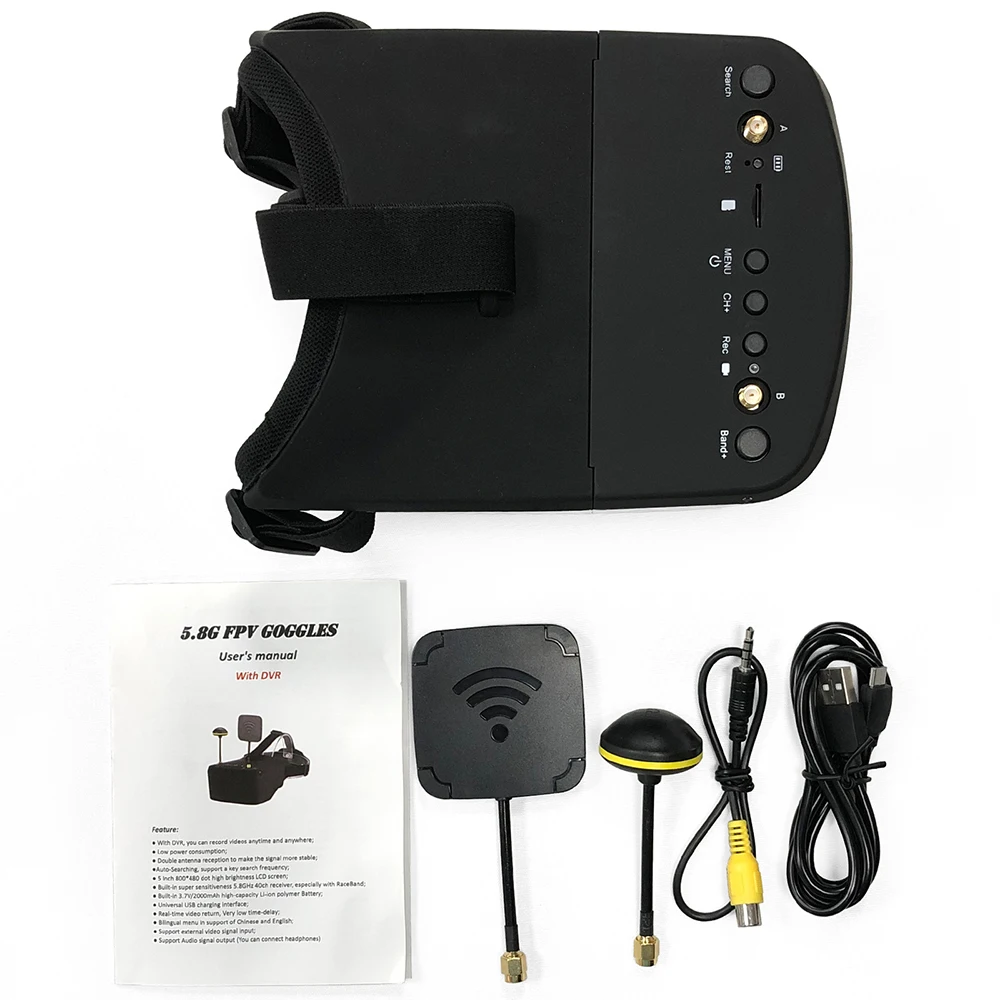 UniFly 9IMOD LS-800D 5.8G 40CH – Fpv Goggles Headset Bewertung und Preis
